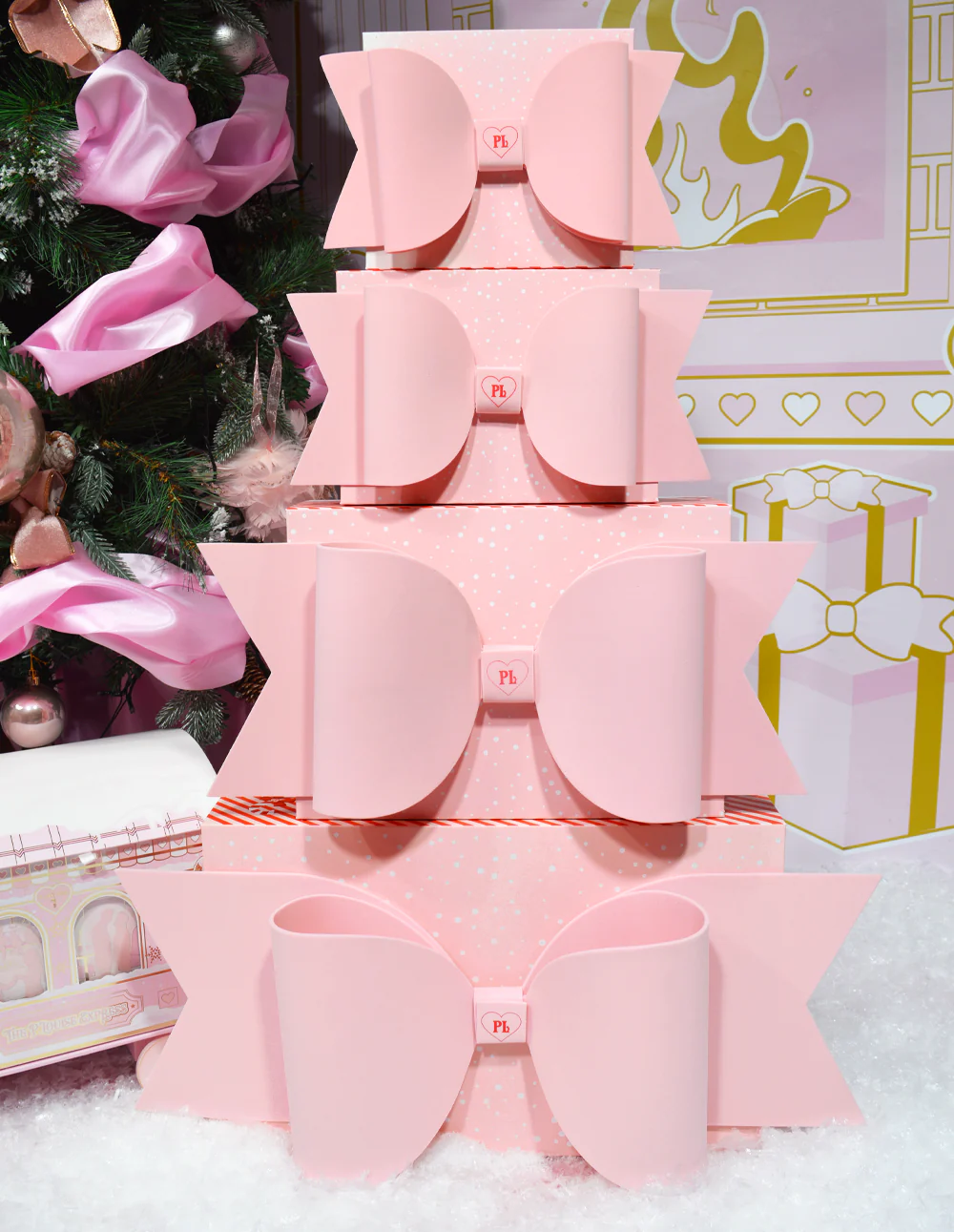 Pink Bow Gift Wrap Box
