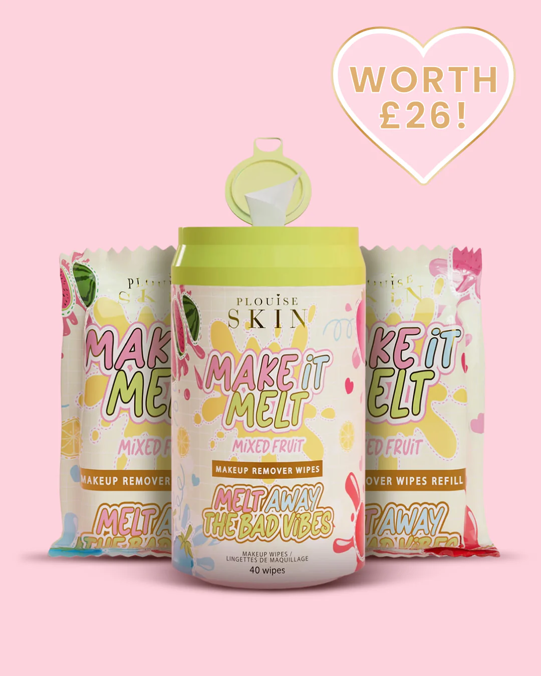 Make It Melt Makeup Remover Wipes Bundle