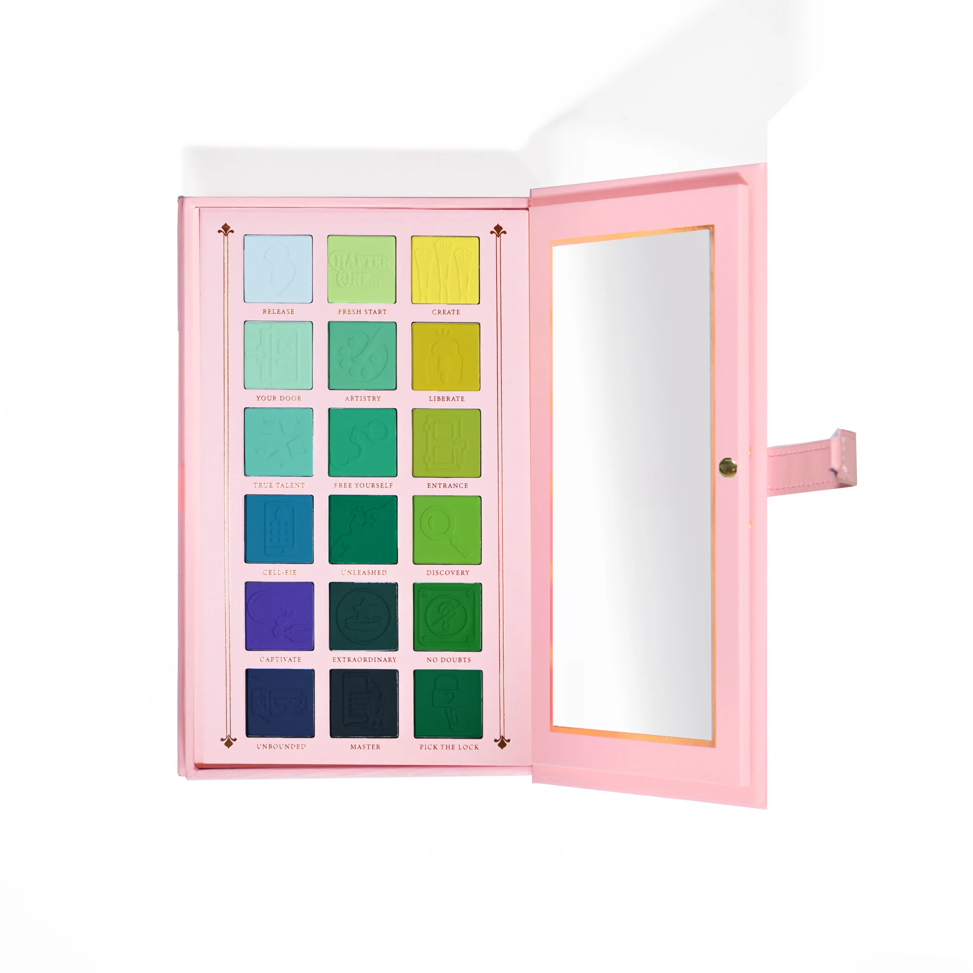 Unlock Your Creativity Rainbow Eyeshadow Palette - Image 5