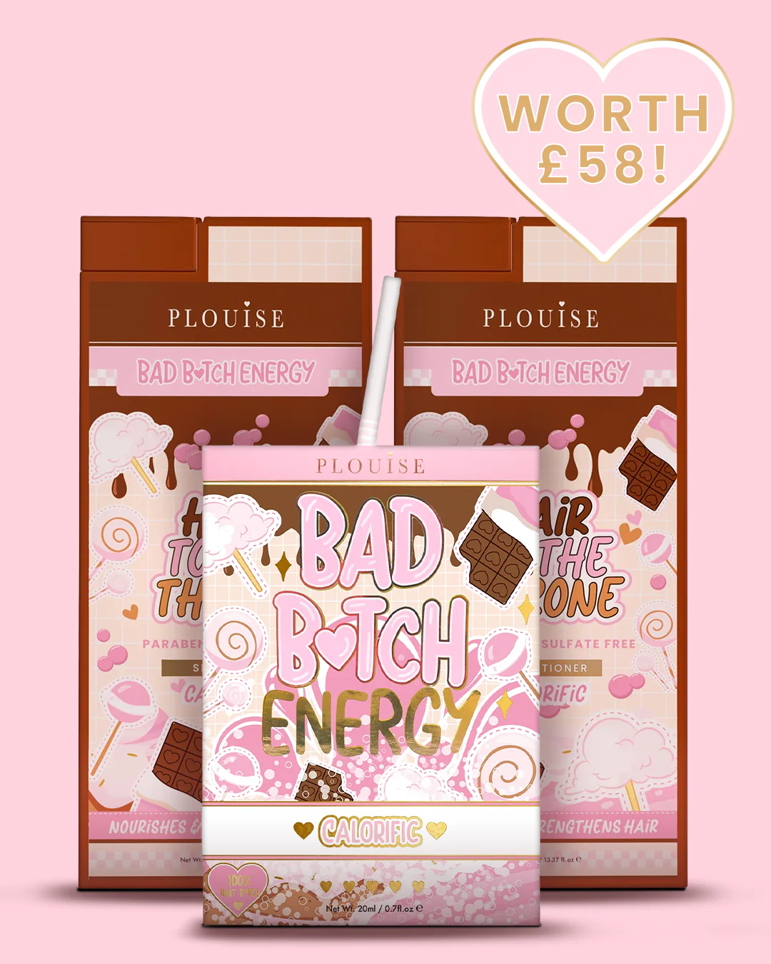 Soft Girl Bad Bitch Energy & Hair Care Bundle - Image 4